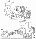 Blower HsgsRewind Starters Diagram and Parts List for 060301-0185-99  Briggs and Stratton Engine